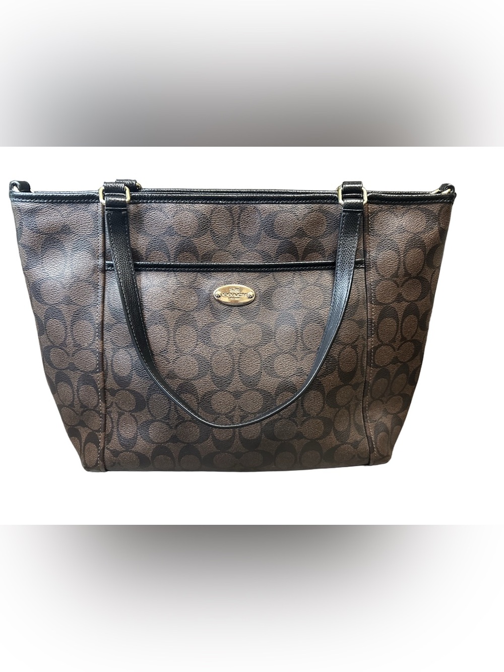 Coach Peyton Signature Pocket Tote